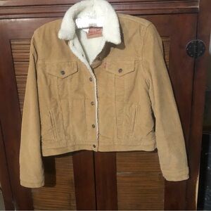 Levi’s corduroy Sherpa lined jacket. Never worn.